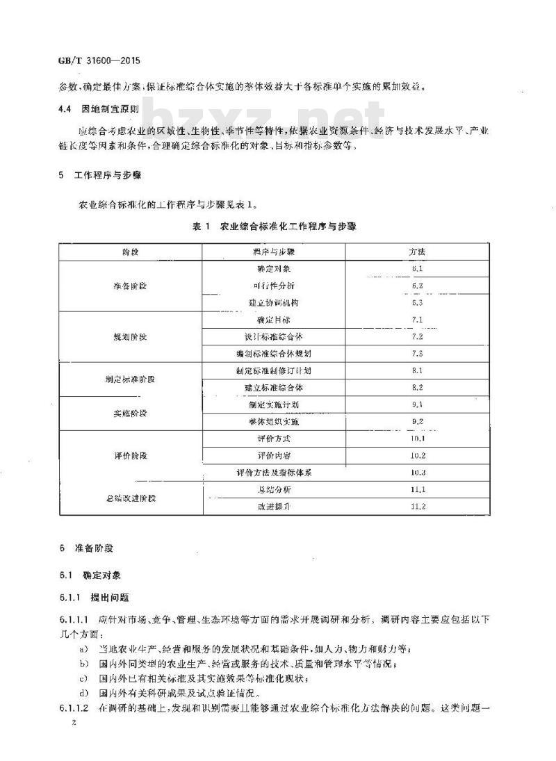 GB/T 31600-2015 农业综合标准化工作指南