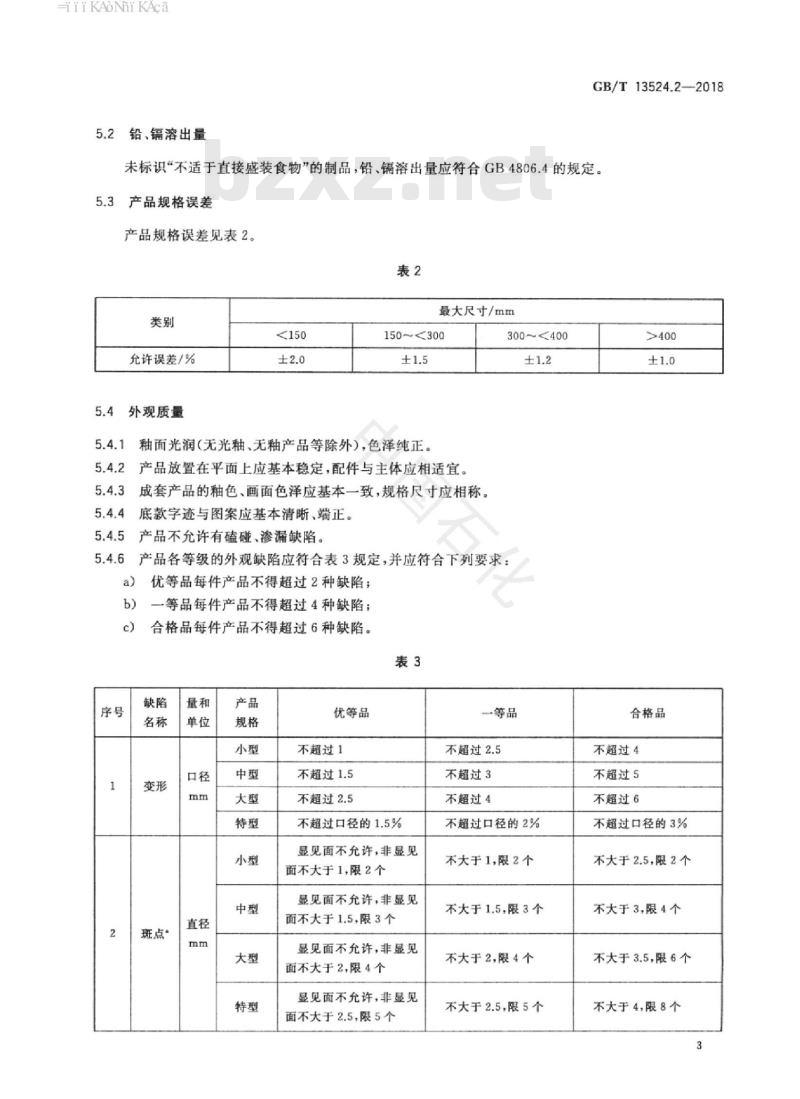 GB/T 13524.2-2018 陈设艺术瓷器 第2部分：器皿瓷