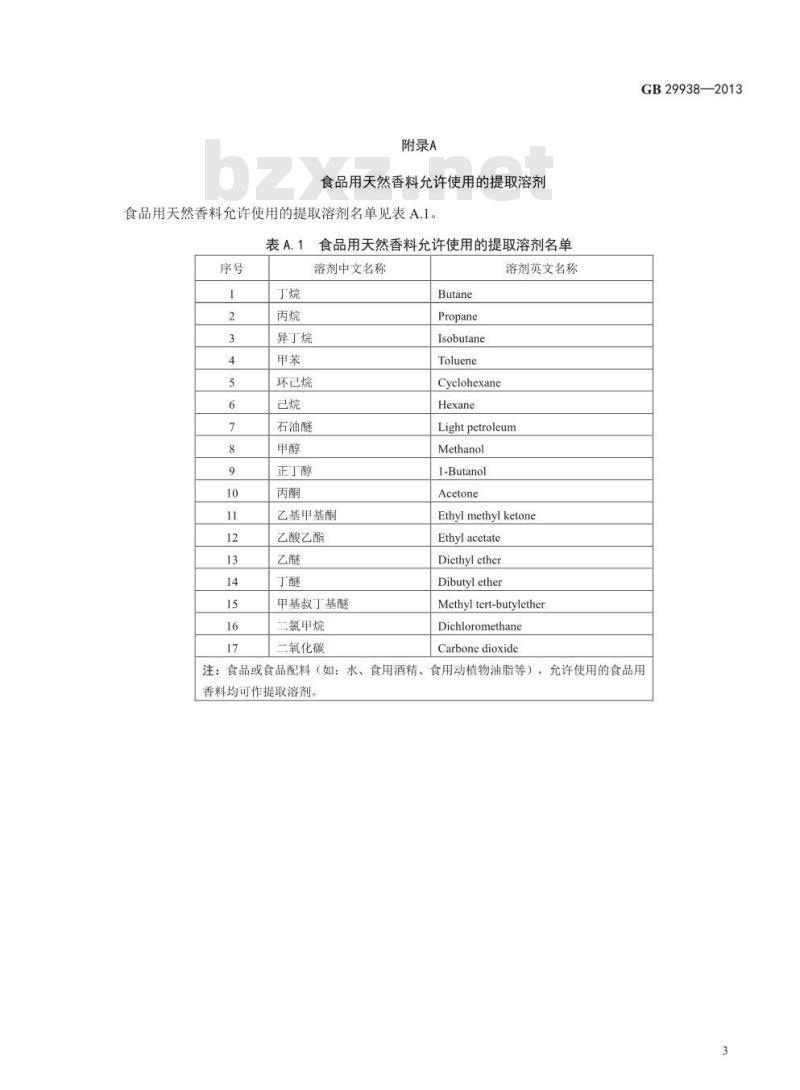 GB 29938-2013 食品安全国家标准 食品用香料通则