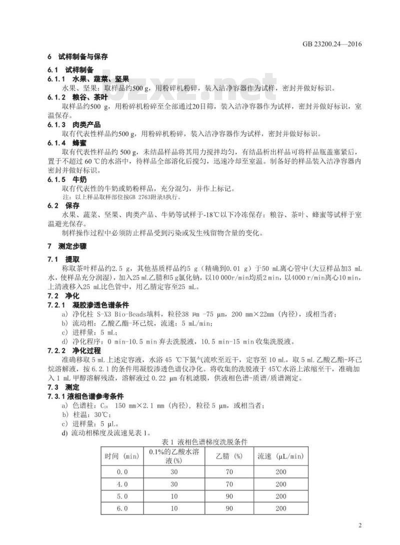 GB 23200.23-2016 食品安全国家标准  食品中地乐酚残留量的测定 液相色谱-质谱 质谱法