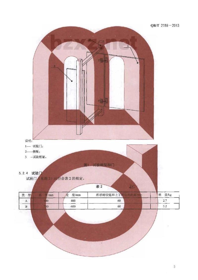 QB/T 2189-2013 家具五金 杯状暗铰链