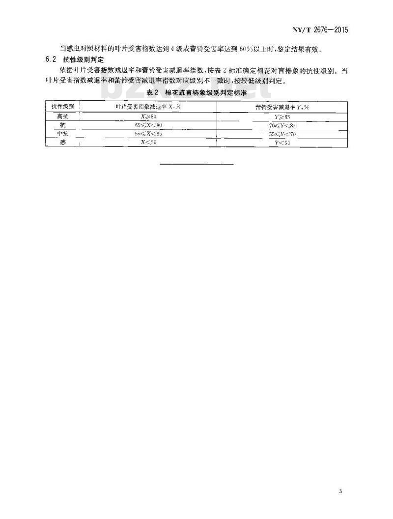 NY/T 2676-2015 棉花抗盲蝽蟓性鉴定方法