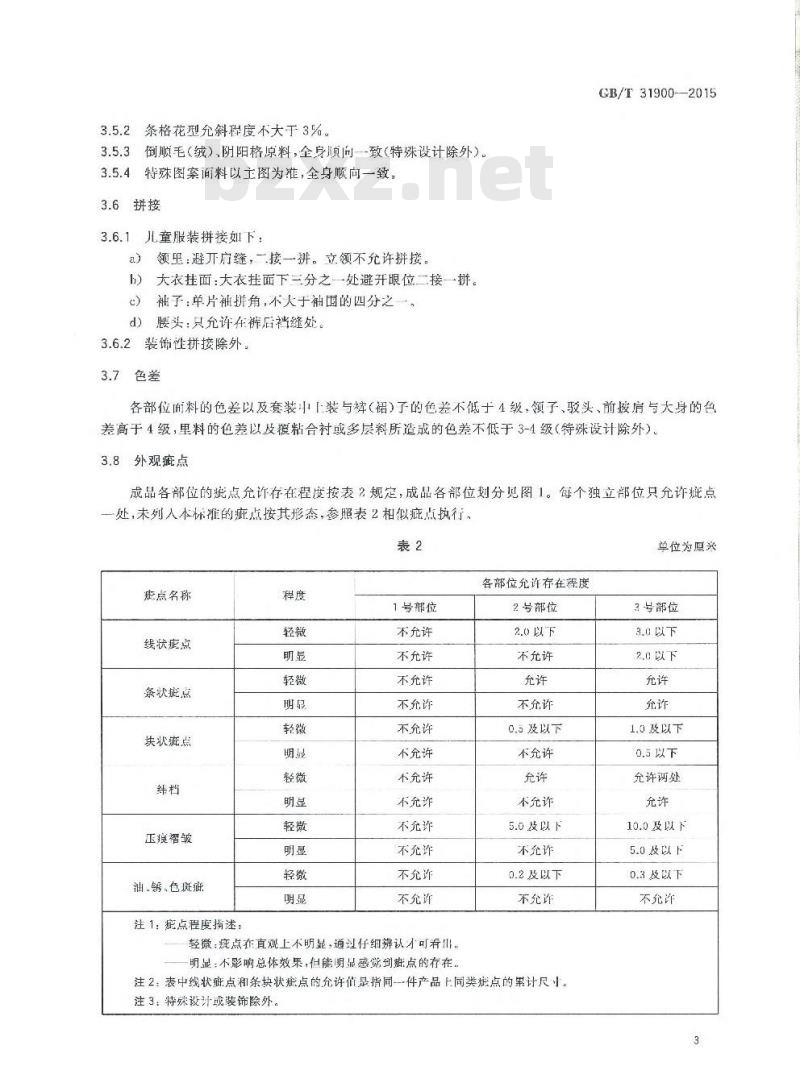 GB/T 31900-2015 机织儿童服装