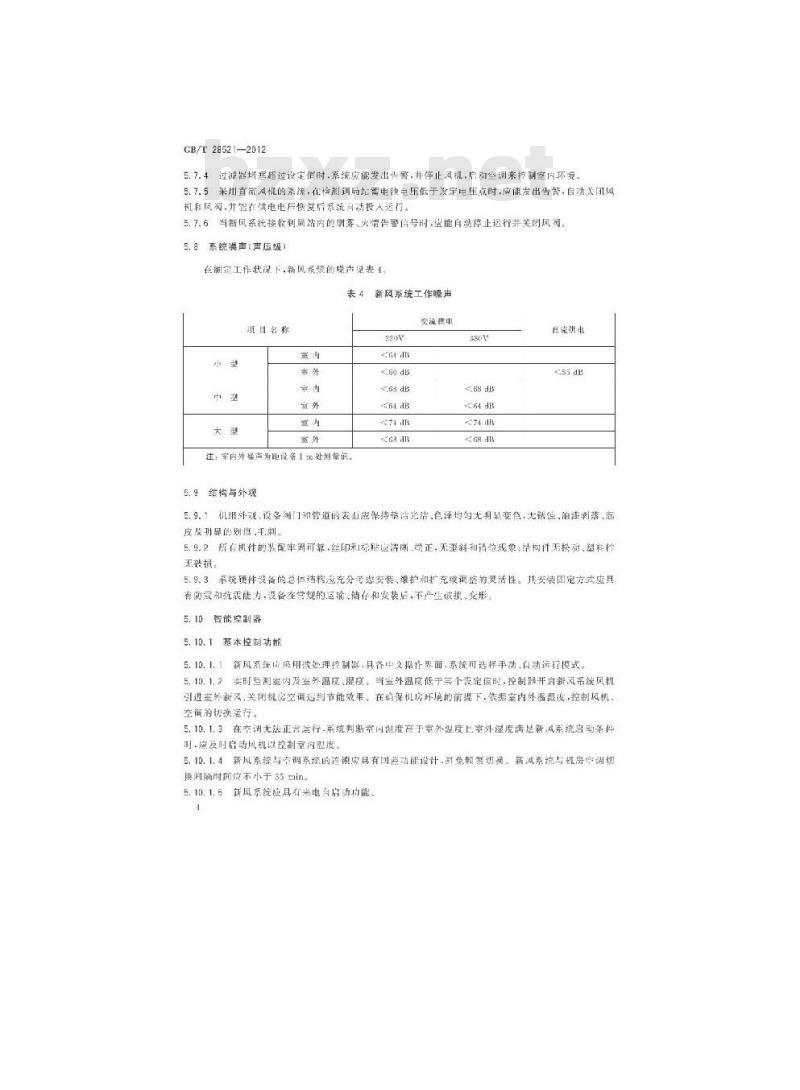 GB/T 28521-2012 通信局站用智能新风节能系统