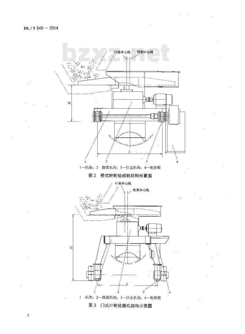 DL/T 649-2014 叶轮给煤机