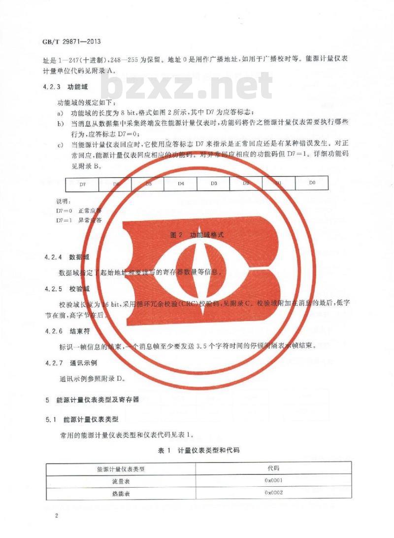 GB/T 29871-2013 能源计量仪表通用数据接口技术协议