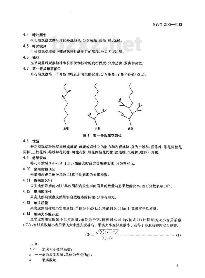 NY/T 2388-2013 农作物优异种质资源评价规范 甜瓜