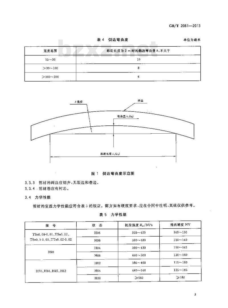 GB/T 2061-2013 散热器散热片专用铜及铜合金箔材