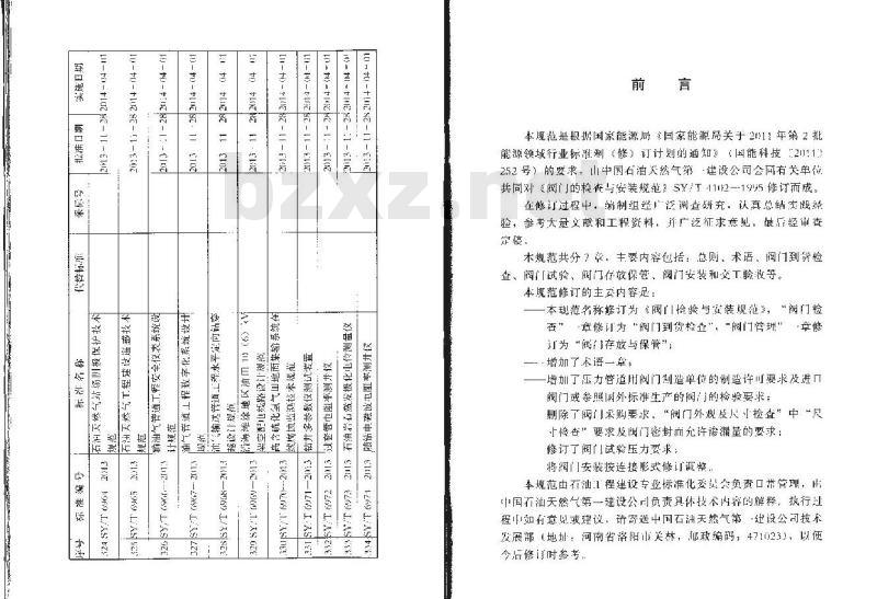 SY/T 4102-2013 阀门检验与安装规范
