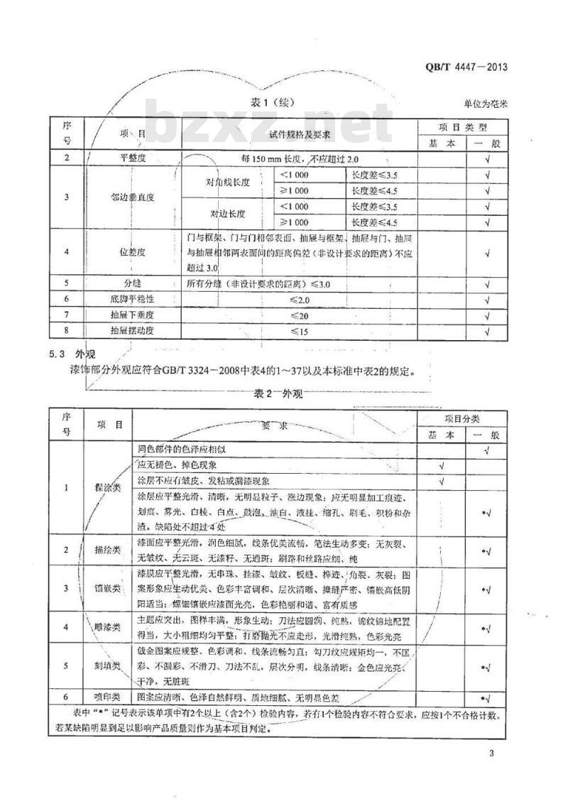 QB/T 4447-2013 漆艺家具