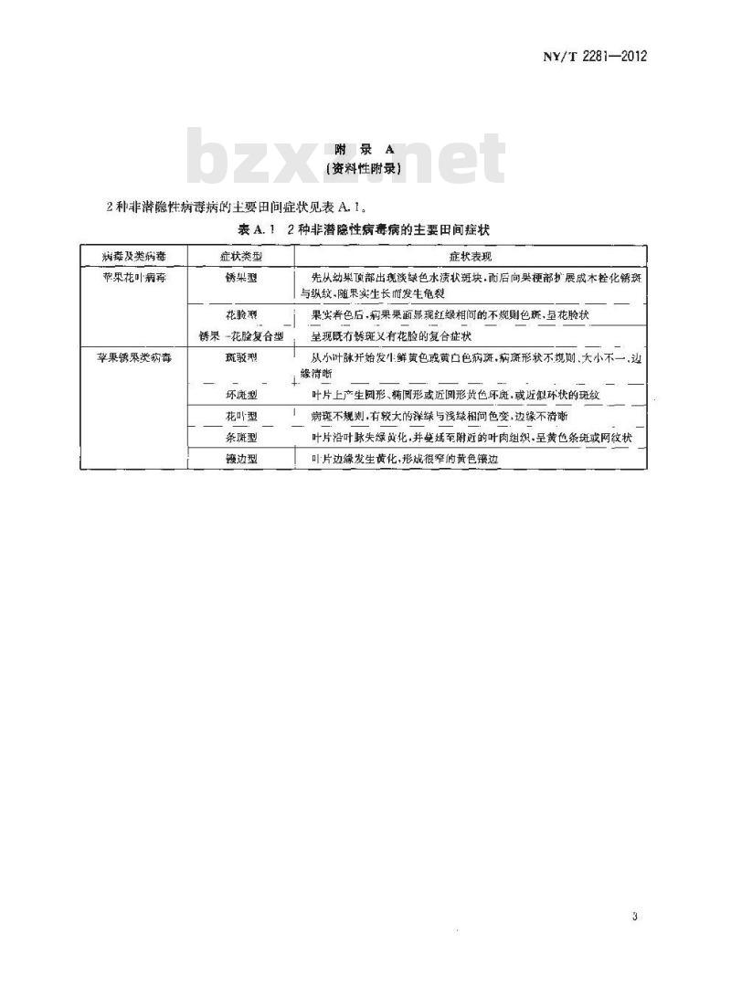 NY/T 2281-2012 苹果病毒检测技术规范