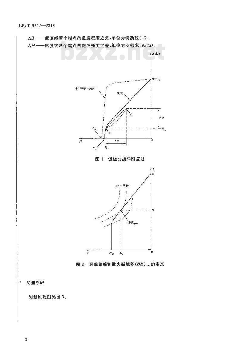 GB/T 3217-2013 永磁(硬磁)材料 磁性试验方法