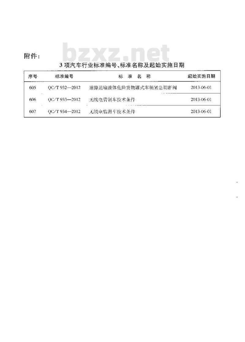 QC/T 932-2012 道路运输液体危险货物罐式车辆紧急切断阀