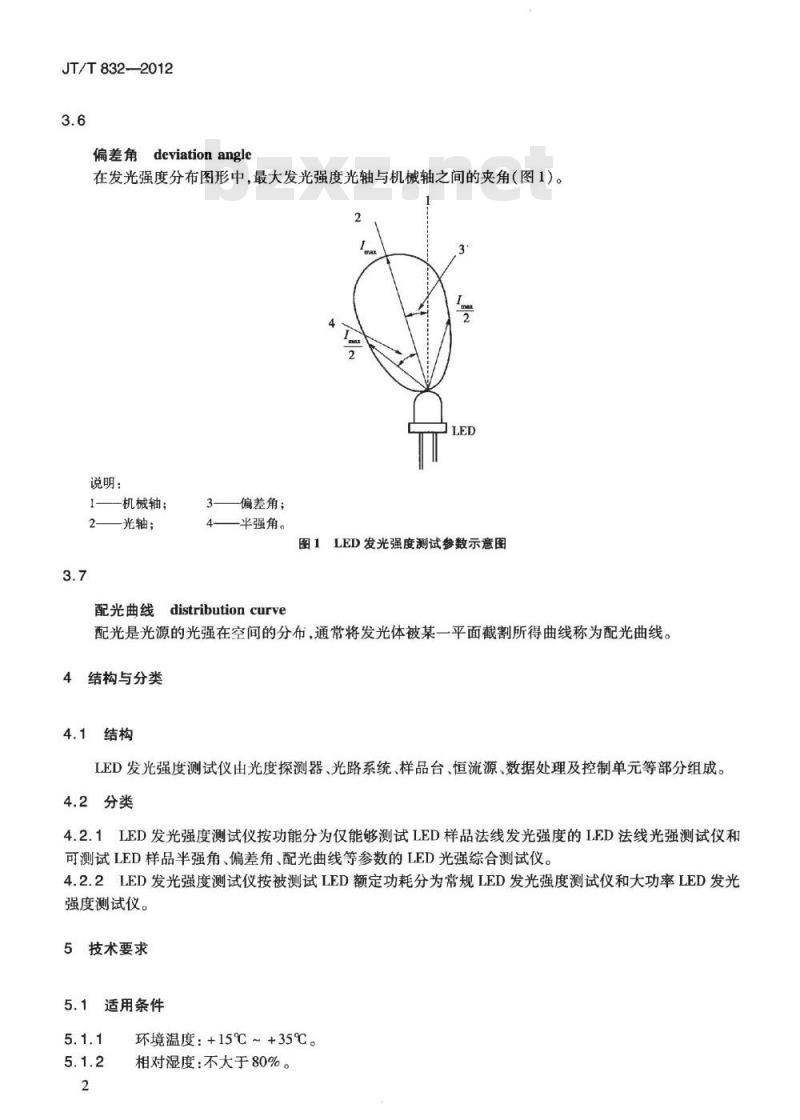 JT/T 832-2012 LED发光强度测试仪