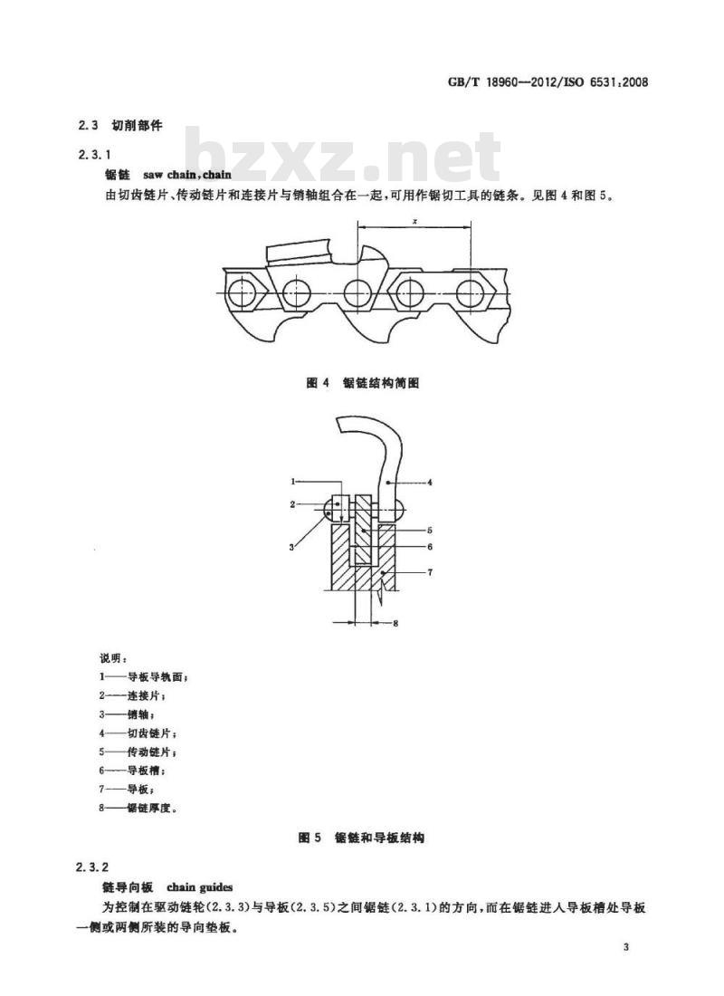 GB/T 18960-2012 林业机械 便携式油锯 词汇