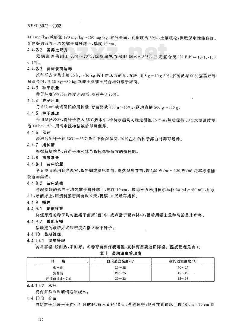 NY/T 5077-2002 无公害食品苦瓜生产技术规程