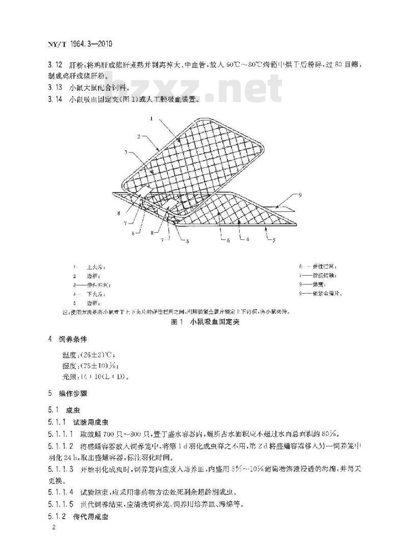 NY/T 1964.3-2010 农药登记用卫生杀虫剂室内试验试虫养殖方法 第3部分：白纹
