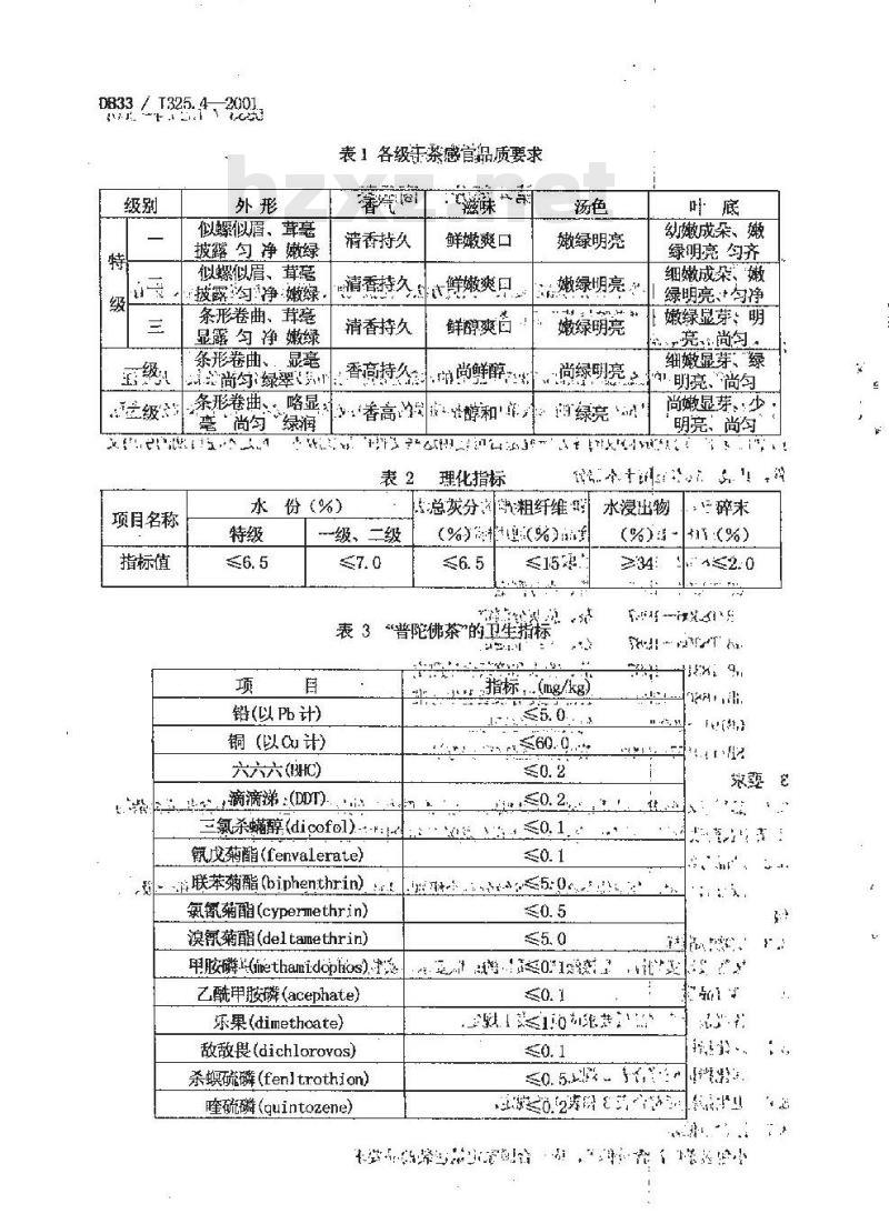 DB 33/T 324.7-2001 浙江蜜蜂 第7部分：蜜胶生产与质量
