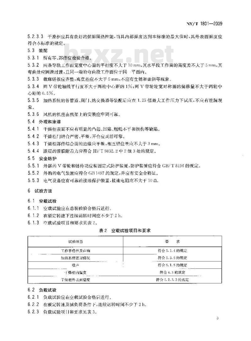 NY/T 1801-2009 剑麻加工机械纤维干燥设备