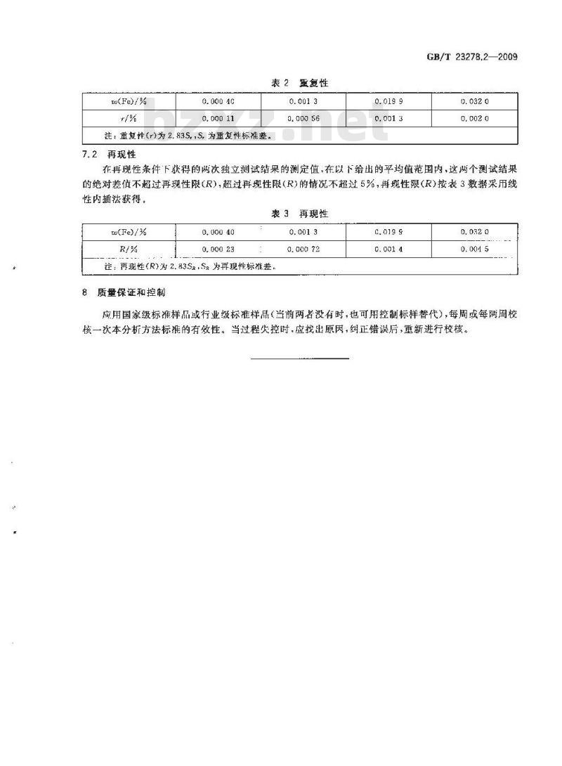 GB/T 23278.2-2009  锡酸钠化学分析方法 第2部分：铁量的测定 1，10-二氮杂菲分光光度法