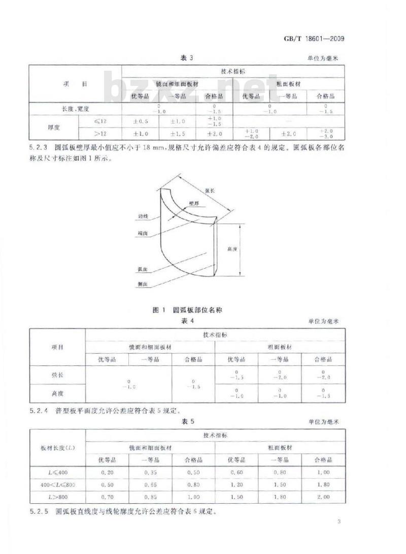 GB/T 18601-2009 天然花岗石建筑板材