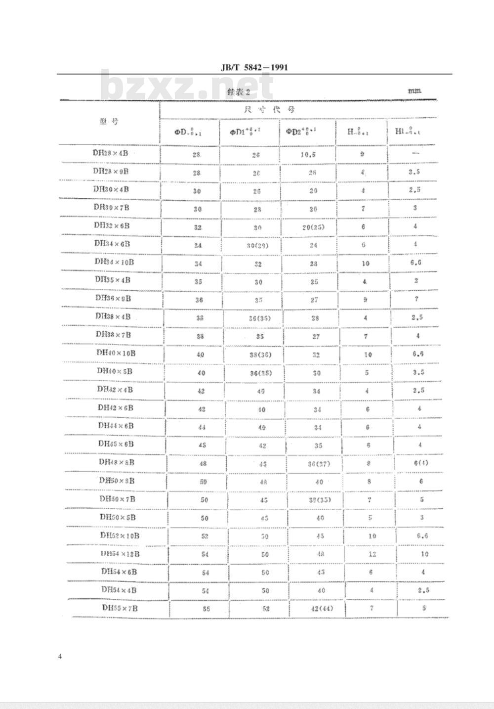 JB/T 5842-1991 电力半导体器件用管芯定位环