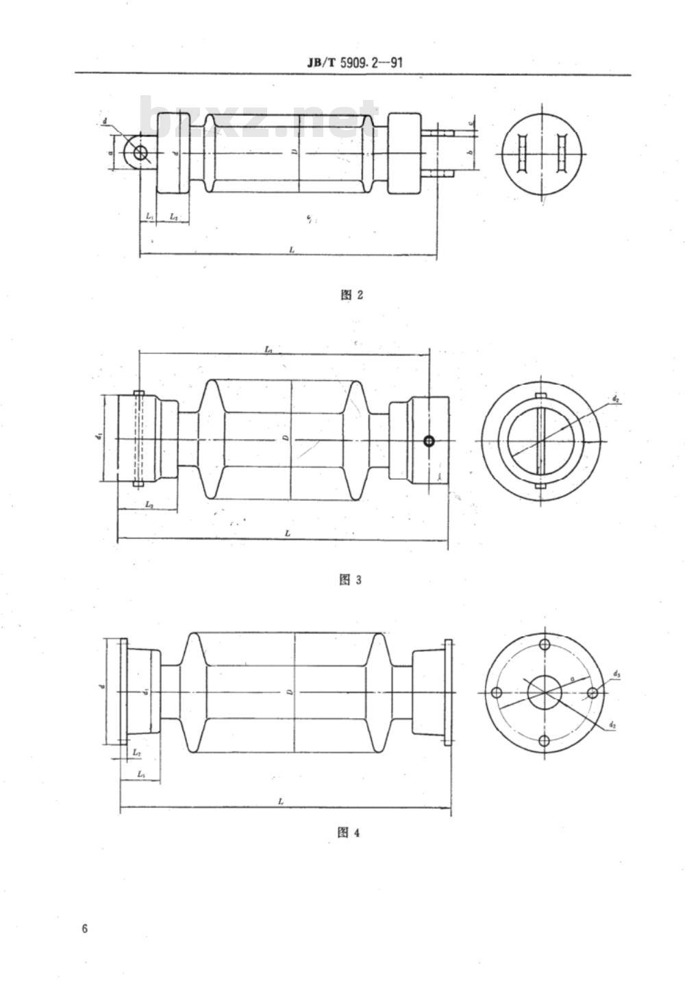 JB/T 5909.2-1991 电除尘器用瓷绝缘子棒形瓷转轴