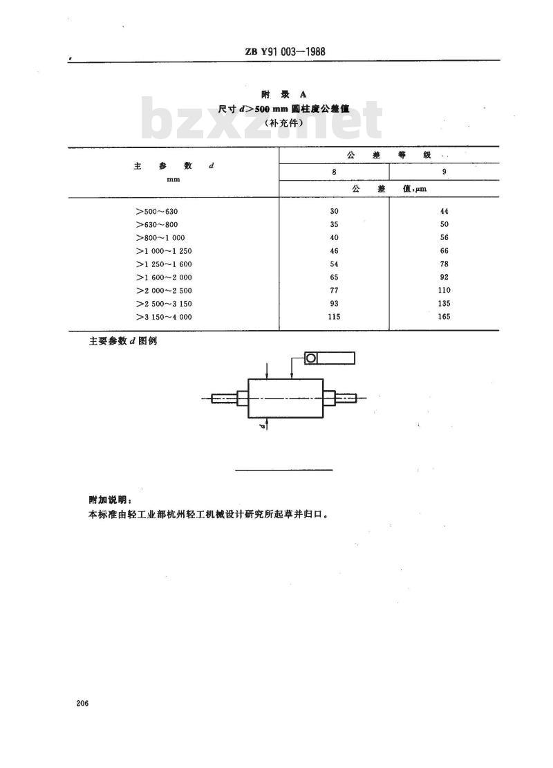 ZB Y 91003-1988 造纸机械用铸铁烘缸技术条件