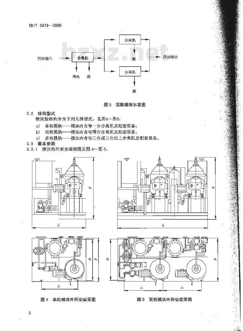 CB/T 3979-2008 碟式分离机模块
