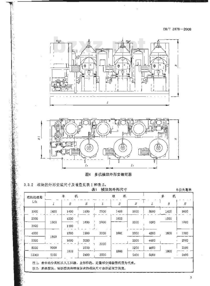 CB/T 3979-2008 碟式分离机模块