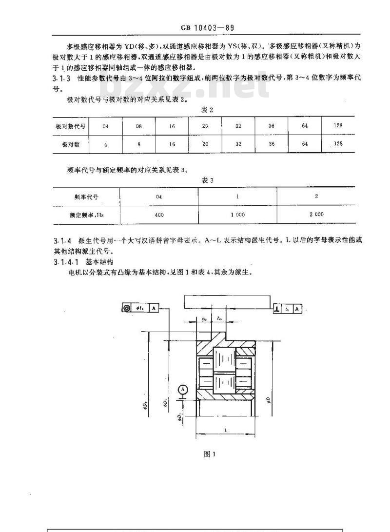 GB 10403-1989 多极和双通道感应移相器通用技术条件