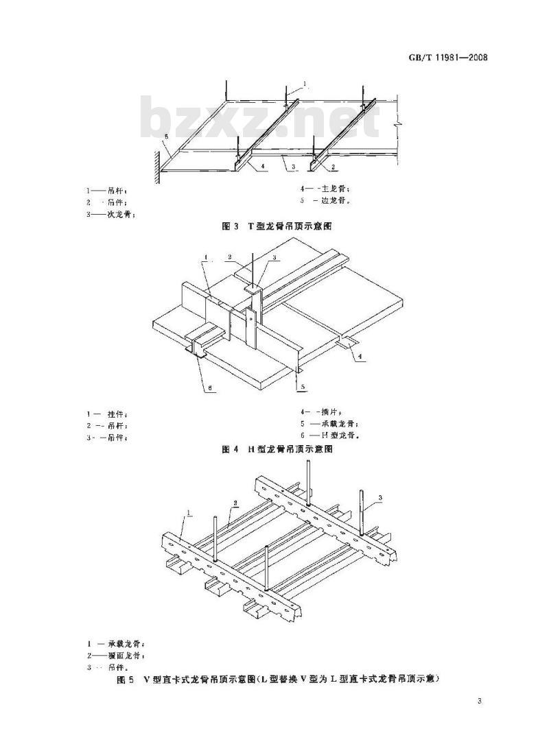 GB/T 11981-2008 建筑用轻钢龙骨