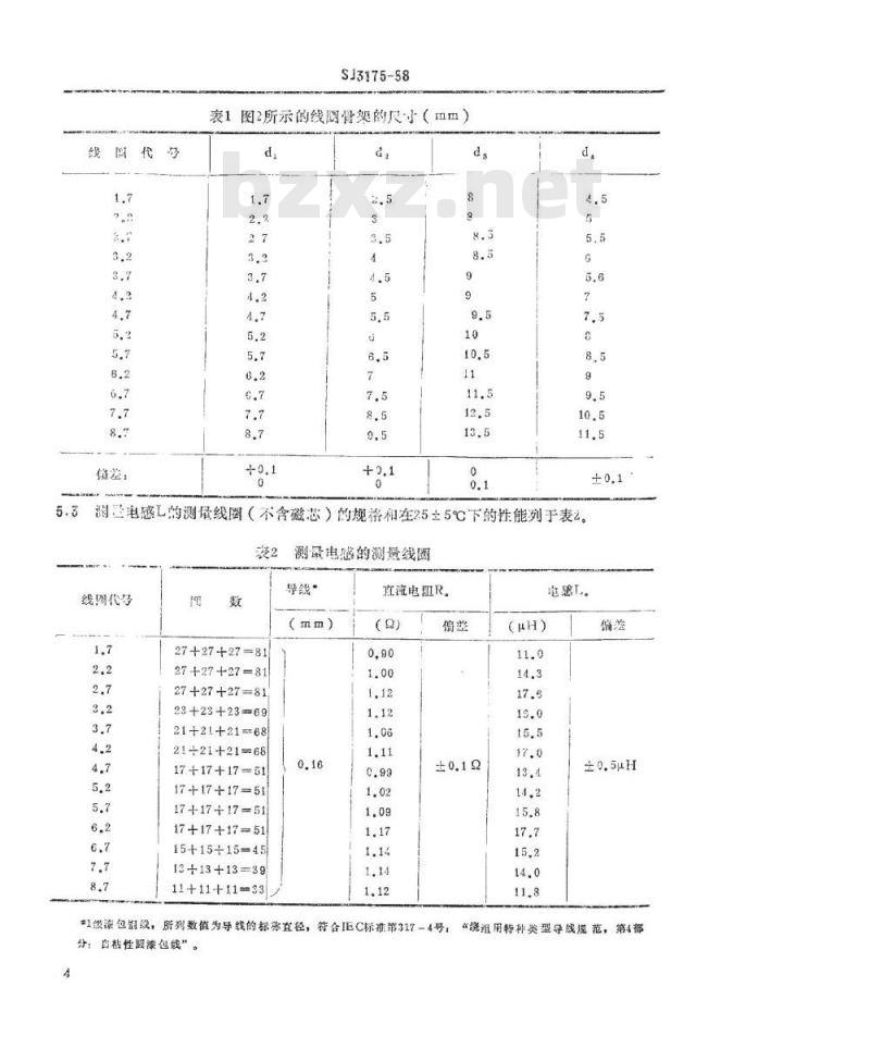 SJ 3175-1988 磁性氧化物圆柱形磁芯 管形磁芯及螺纹磁芯的测试方法