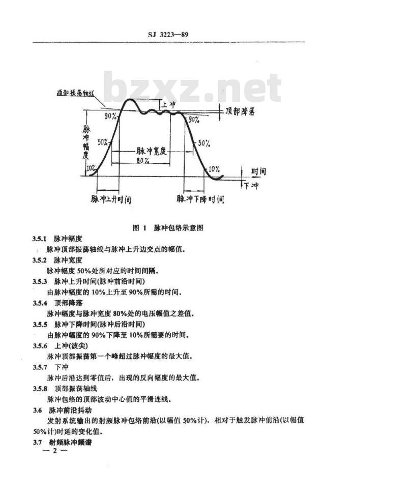 SJ 3223-1989 地面雷达发射系统通用技术条件