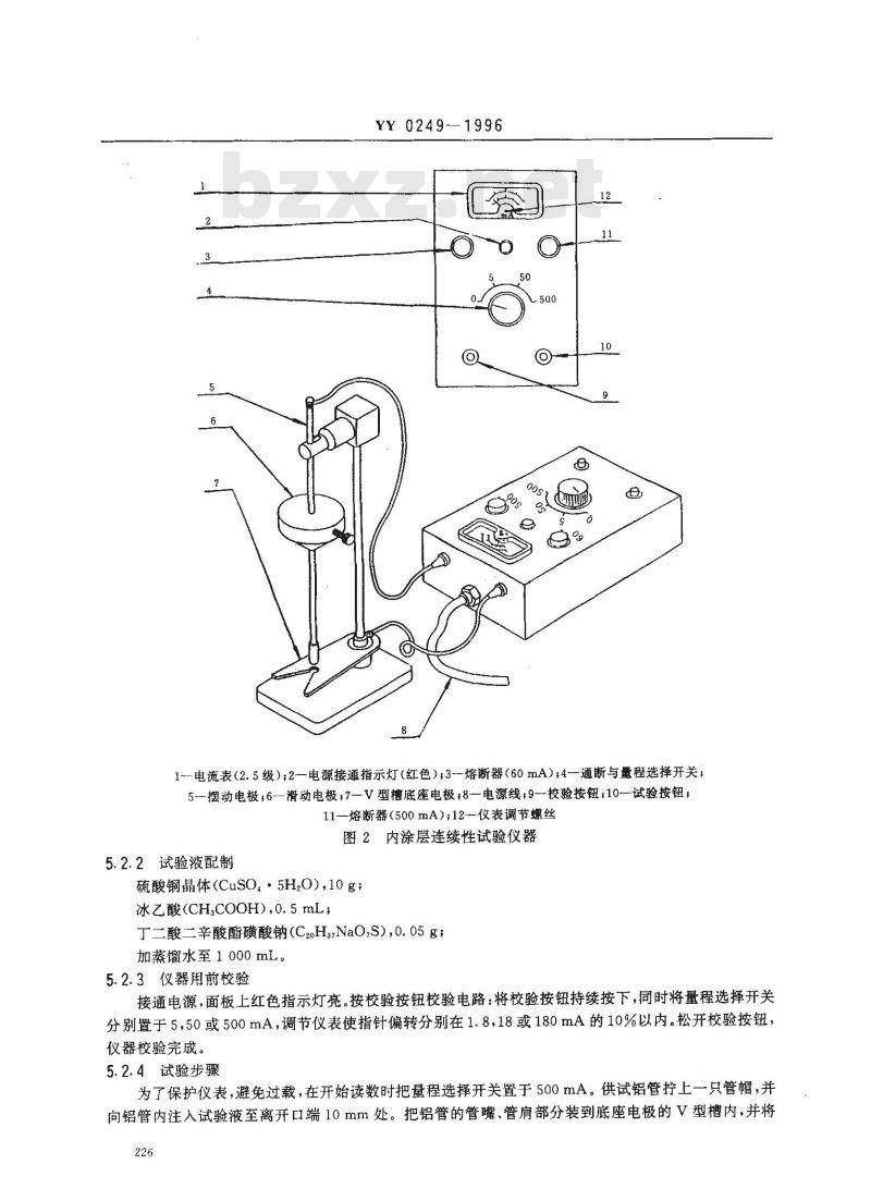YY 0249-1996 药用软膏铝管