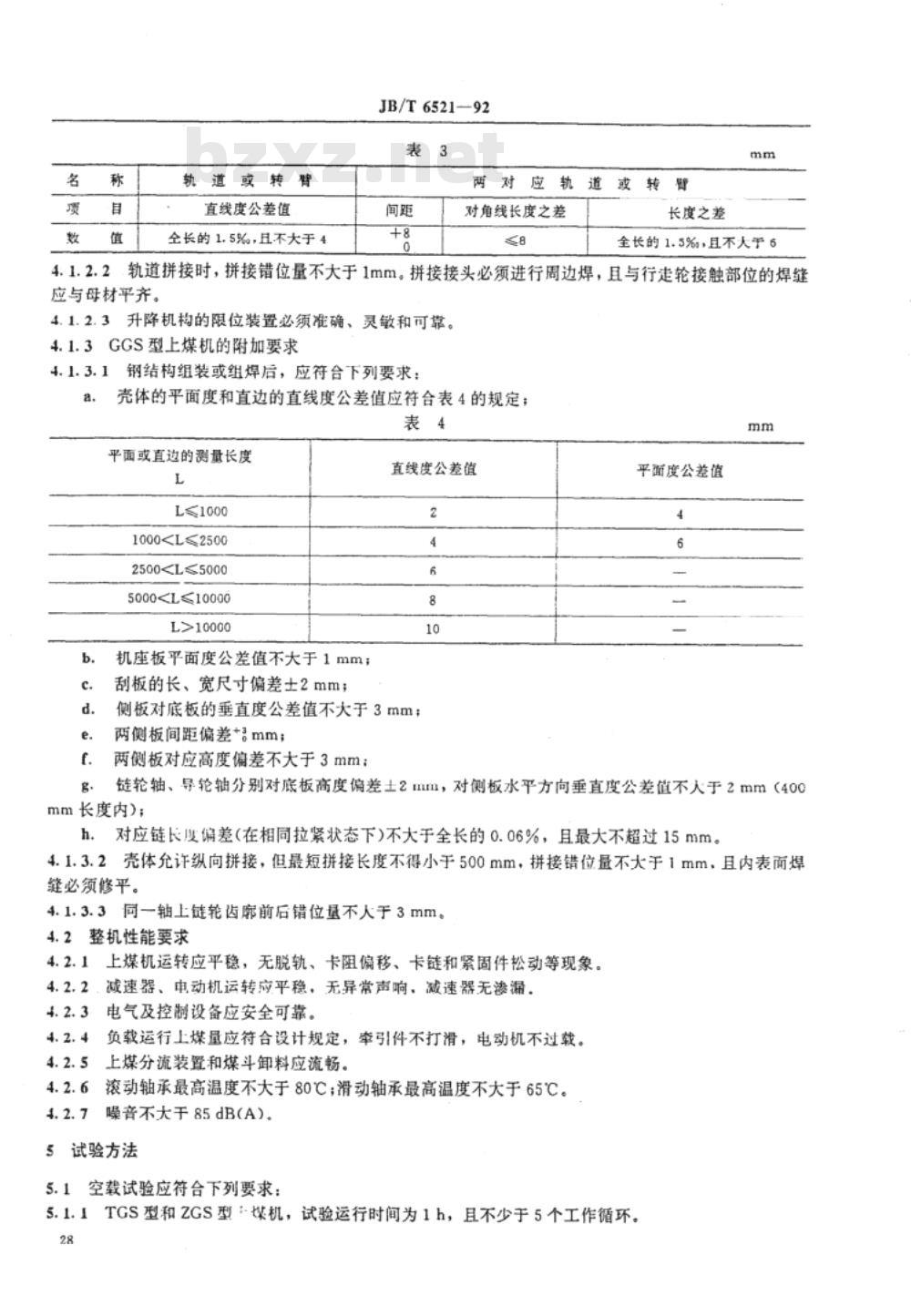 JB/T 6521-1992 工业锅炉上煤机 通用技术条件