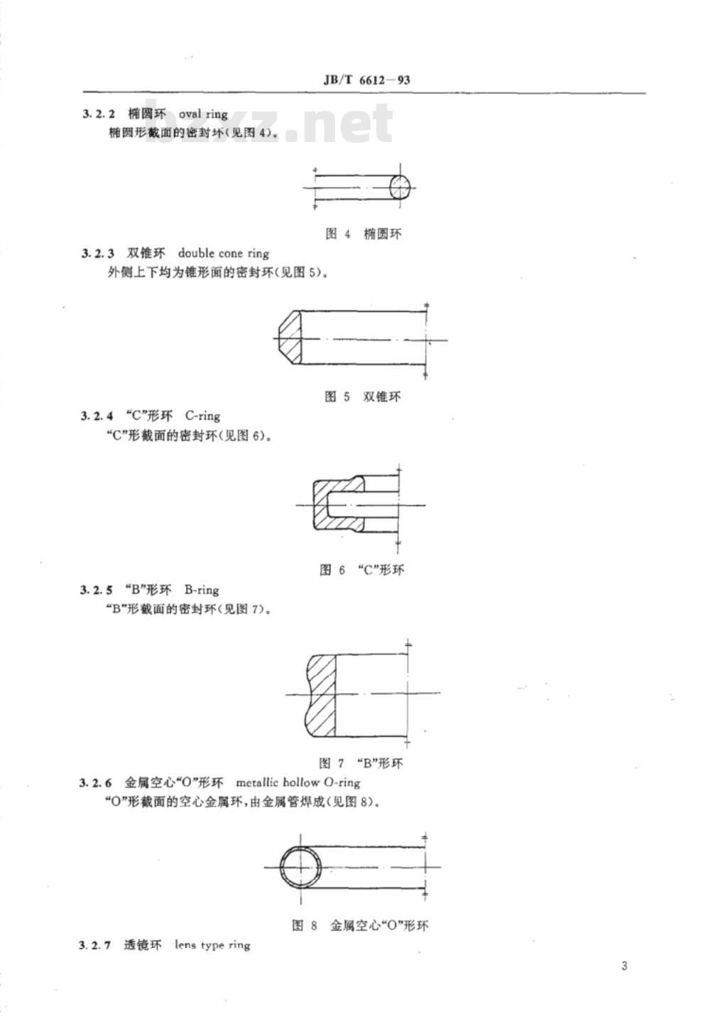 JB/T 6612-1993 静密封、填料密封 术语