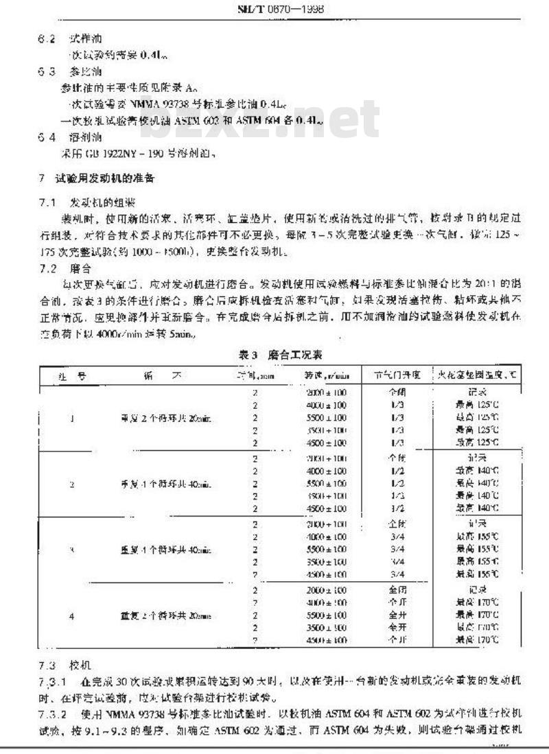 SH/T 0670-1998 水冷二冲程汽油机油润滑性评定法