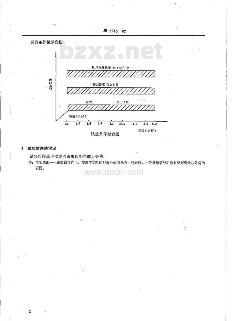 JB 3145-1982 银镀层高浓度硫化氢试验方法及其试验结果的评定
