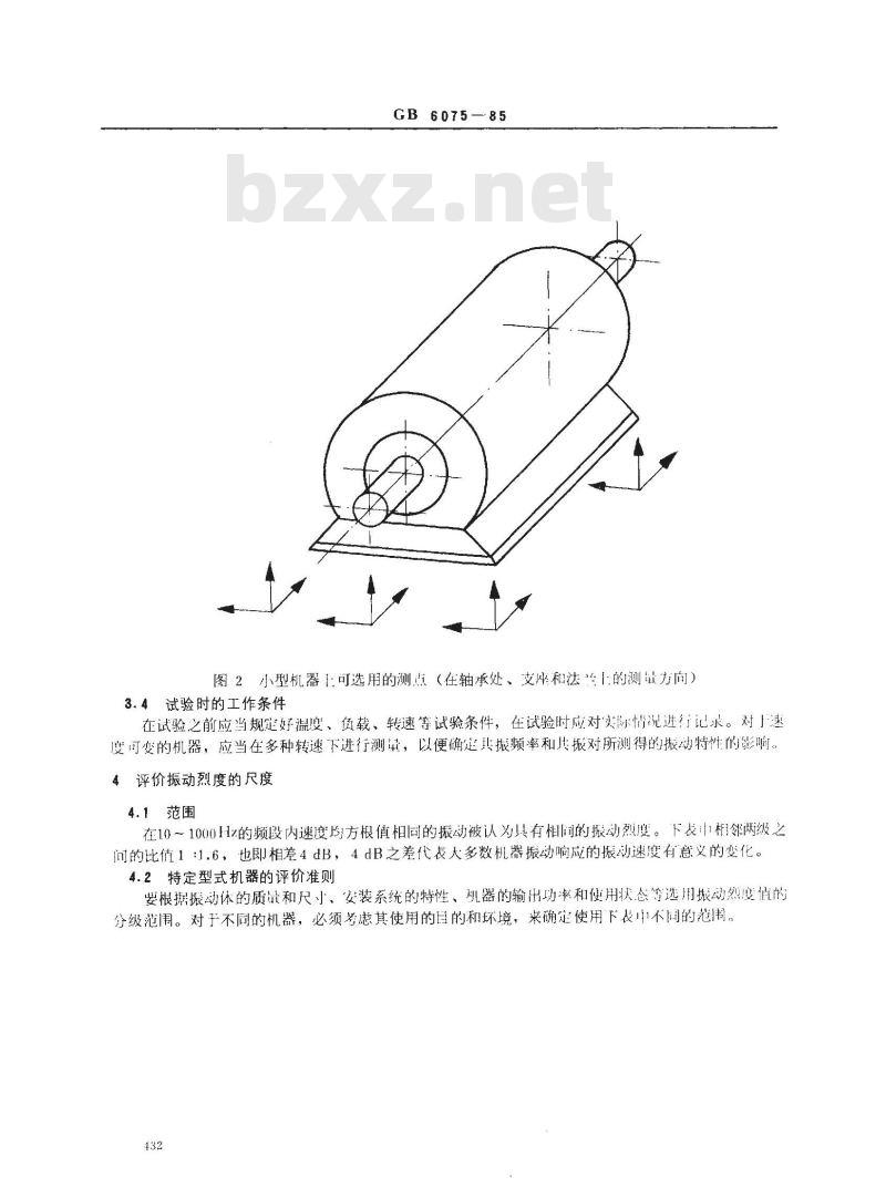 GB 6075-1985 制订机器振动标准的基础