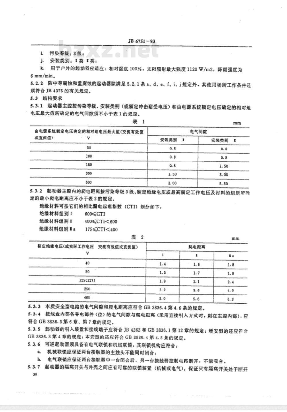 JB/T 6751-1993 厂用防爆电磁起动器