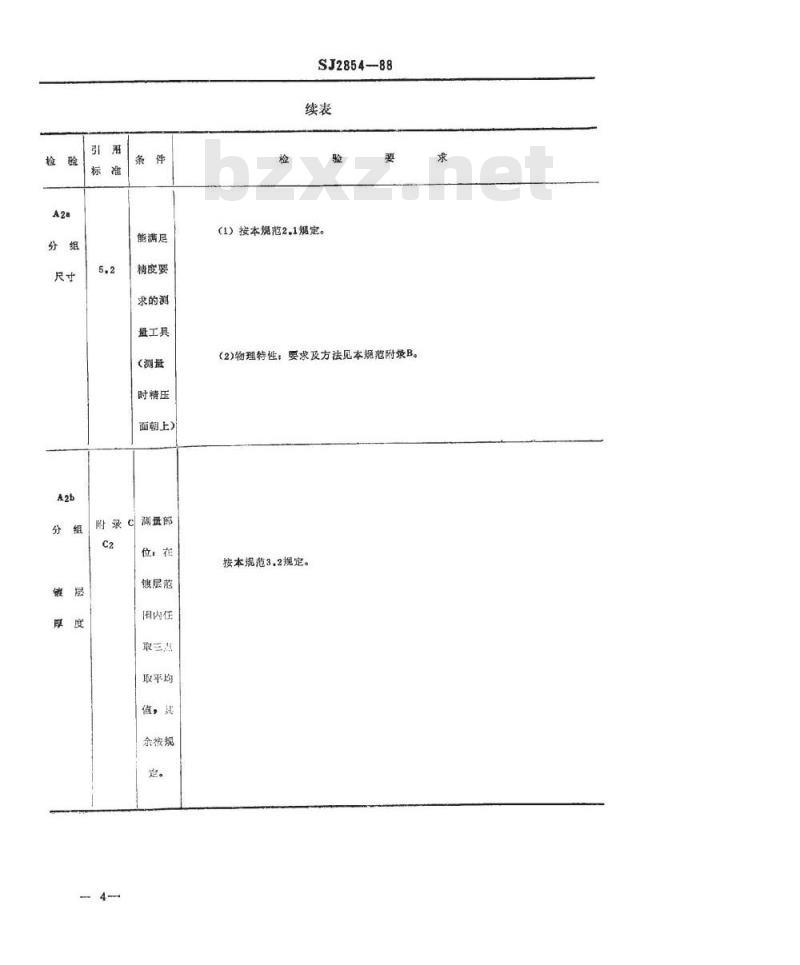 SJ 2854-1988 半导体分立器件 塑封引线框架详细规范