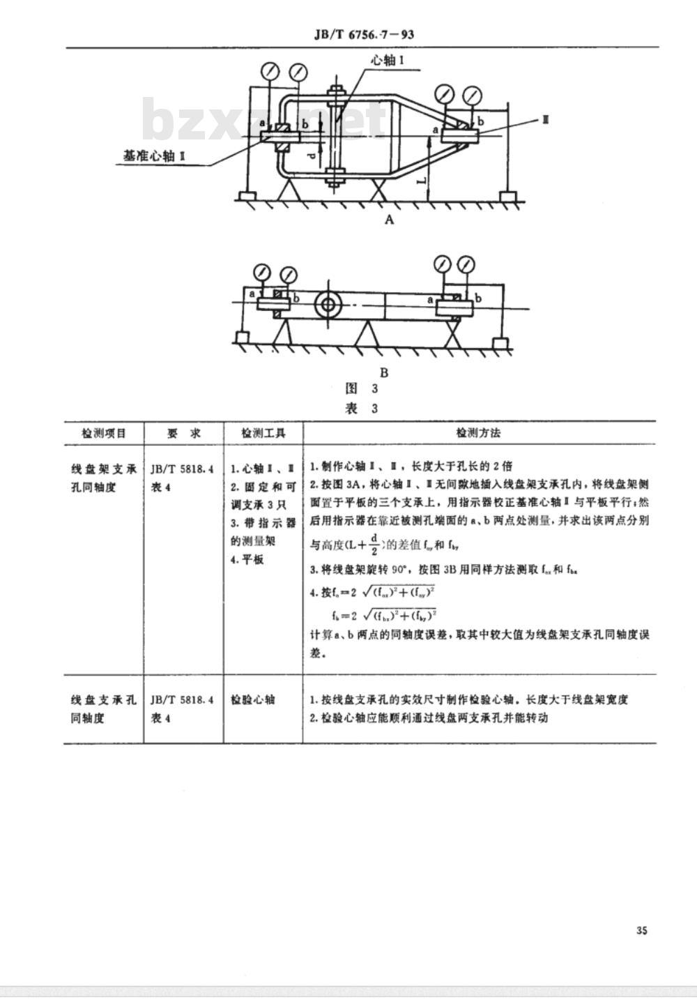 JB/T 6756.7-1993 电线电缆专用设备检测方法 第7部分：JLY型笼绞设备
