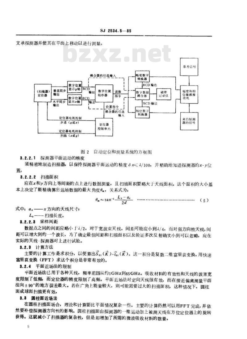 SJ 2534.5-1985 天线测试方法 特殊测量方法