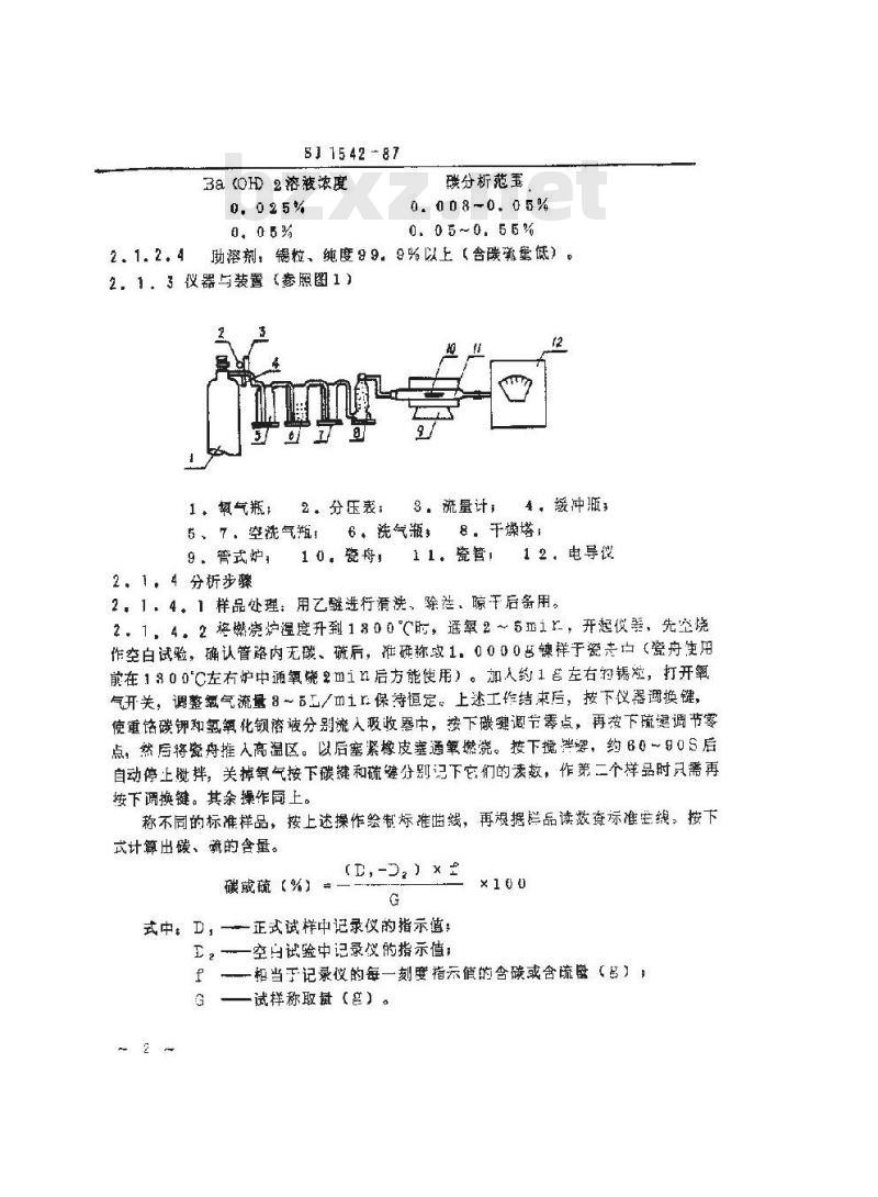SJ 1542-1987 电真空器件用镍及镍合金化学分析方法
