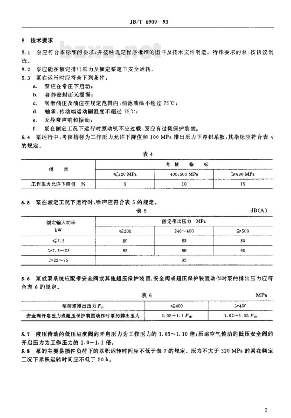 JB/T 6909-1993 超高压泵
