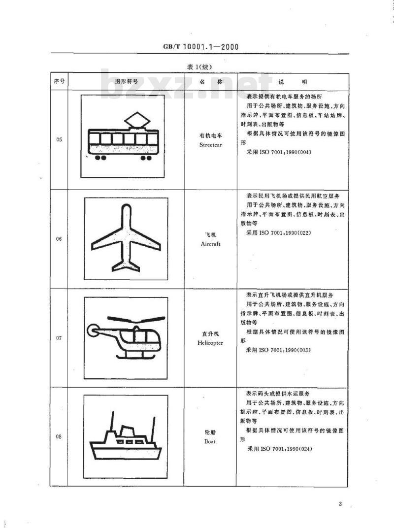 GB/T 10001.1-2000 标志用公共信息图形符号 第1部分：通用符号