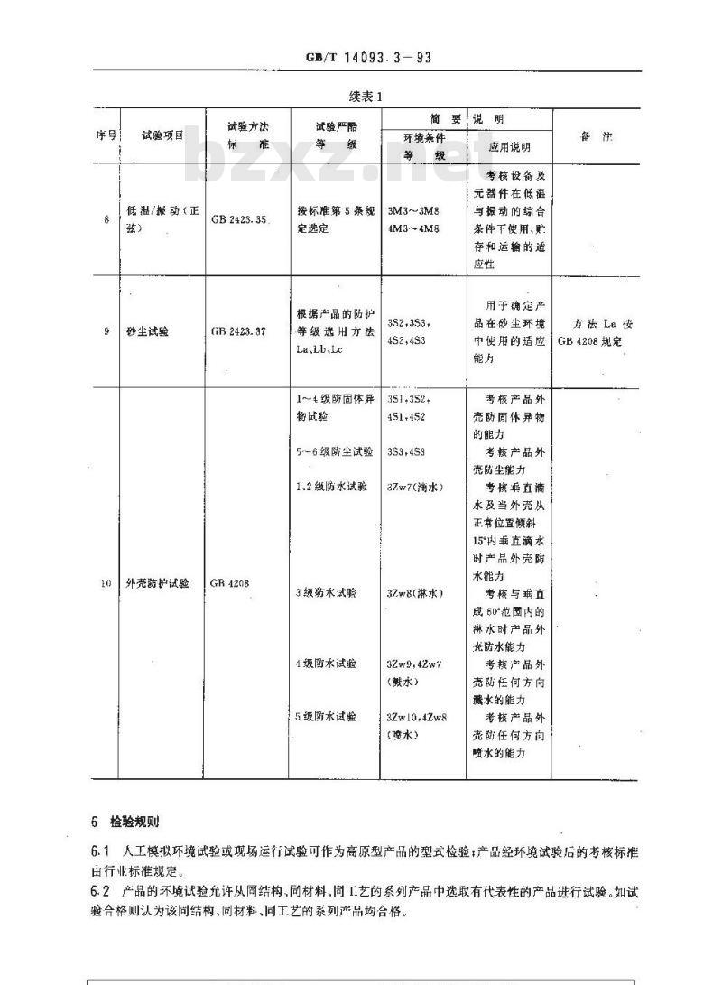 GB/T 14093.3-1993 机械产品环境技术要求 高原环境用