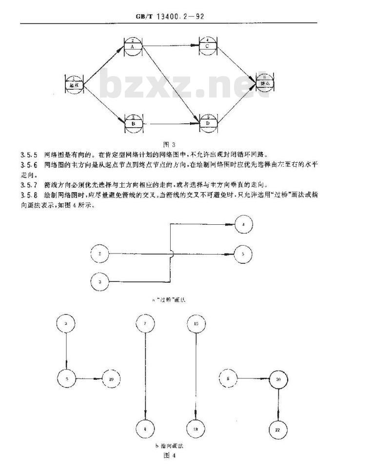 GB/T 13400.2-1992 网络计划技术 网络图画法的一般规定