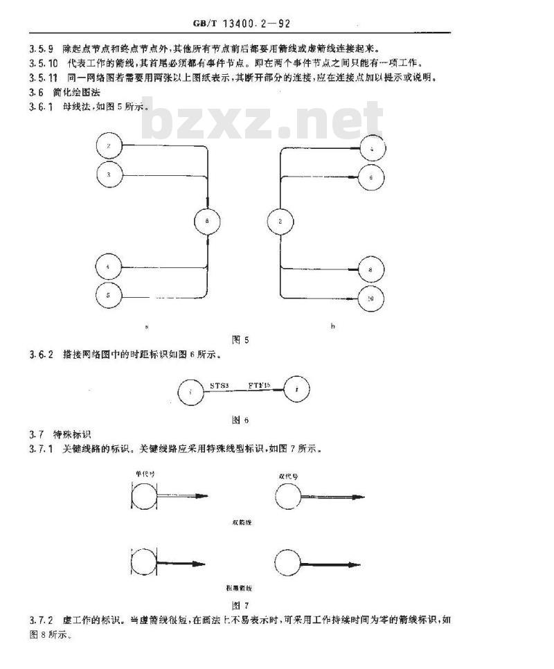 GB/T 13400.2-1992 网络计划技术 网络图画法的一般规定
